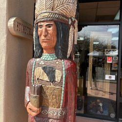 Storyteller Indian Store - Wooden Indian