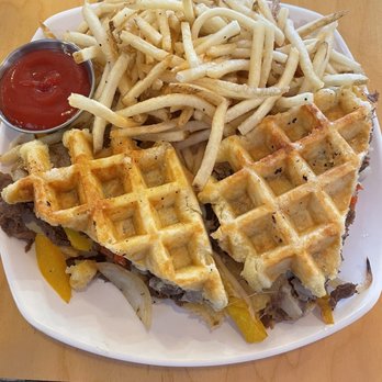 Waffle Lab - The Philly Waffle - Food Trucks Near Me - Fort Collins, Colorado