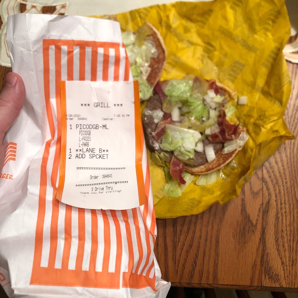 Whataburger - Receipt, Bacon - Burgers Near Me - Katy, Texas Whataburger - Receipt, Bacon - Burgers Near Me - Katy, Texas