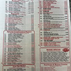 Empire Wok - Menu