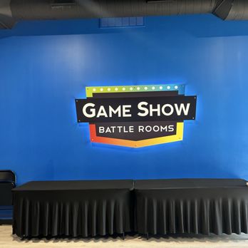 Game Show Battle Rooms - Game show wall logo - Team Building Activities Near Me - Hilliard, Ohio Game Show Battle Rooms - Game show wall logo - Team Building Activities Near Me - Hilliard, Ohio