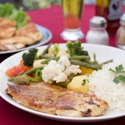Restaurante Canoa - Abadejo com Legumes
