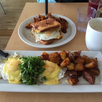 Sunny's - Grilled Cheese eggs Benedict and Good Night sandwich - Coffee & Tea Near Me - Denver, Colorado
