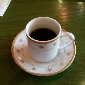 Zayna Mediterranean - Small cup of Arabian coffee. Very strong but good. - Mediterranean Near Me - Tucson, Arizona