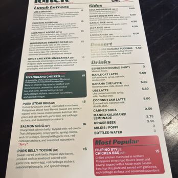 The Fattened Caf. - Lunch menu - Filipino Near Me - St. Louis, Missouri The Fattened Caf. - Lunch menu - Filipino Near Me - St. Louis, Missouri