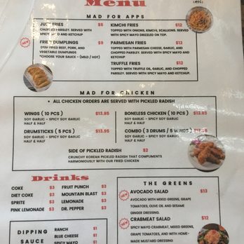 Mad for Chicken - Expanded Menu - Korean Near Me - Flower Mound, Texas Mad for Chicken - Expanded Menu - Korean Near Me - Flower Mound, Texas