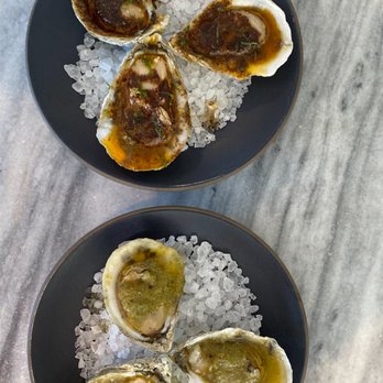 Henrietta Red - Salsa Macha Wood Roasted Oysters and the Green Curry Wood Roasted Oysters - New American Near Me - Nashville, Tennessee Henrietta Red - Salsa Macha Wood Roasted Oysters and the Green Curry Wood Roasted Oysters - New American Near Me - Nashville, Tennessee