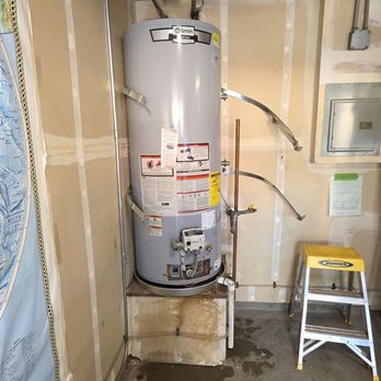 Bay Area Water Heaters - Old hot water tank being removed - Water Heater Installation/Repair Near Me