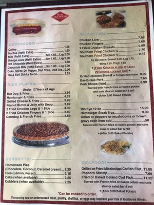 Jims Family Restaurant 6 Lyerly St Summerville Ga Restaurants - Mapquest