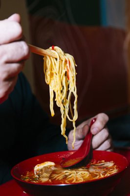 Lifting Noodles Ramen Philadelphia by null