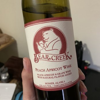 Bear Creek Winery & Lodging - Peach apricot wine - Bed & Breakfast Near Me - Homer, Alaska Bear Creek Winery & Lodging - Peach apricot wine - Bed & Breakfast Near Me - Homer, Alaska