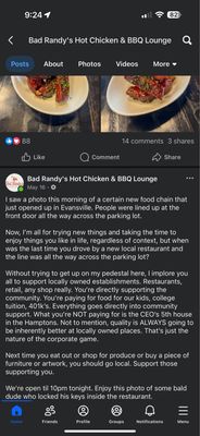 Bad Randy's Hot Chicken & BBQ Lounge by null