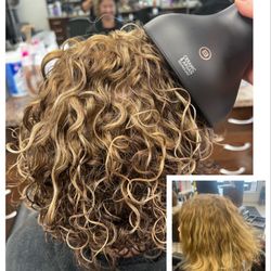 Add a little pop to your curls with organic curl by curl organic highlights!