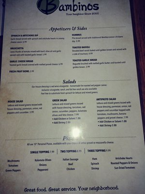 Menu photo 6 Bambinos Cafe on Battlefield Springfield, MO Menu photo 6 Bambinos Cafe on Battlefield Springfield, MO