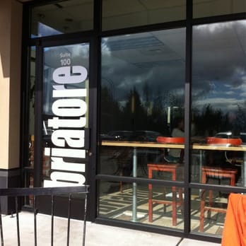 Briatore Pizza - View from outside seating area - Italian Near Me - Bellevue, Washington