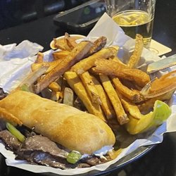 Buddy's Place - Philly cheesesteak and fries