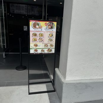 Marugame Udon - Menu outside - Japanese Near Me - San Gabriel, California