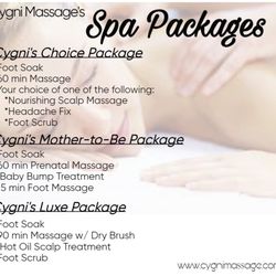 Cygni Massage - Year-round spa packages offered at Cygni Massage