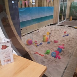 Glendoick Garden Centre - With an indoor beach for the weans.