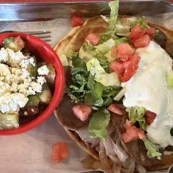 Pita Wheel - Gyro (with cucumber salad) - Cafes Near Me - Gastonia, North Carolina Pita Wheel - Gyro (with cucumber salad) - Cafes Near Me - Gastonia, North Carolina
