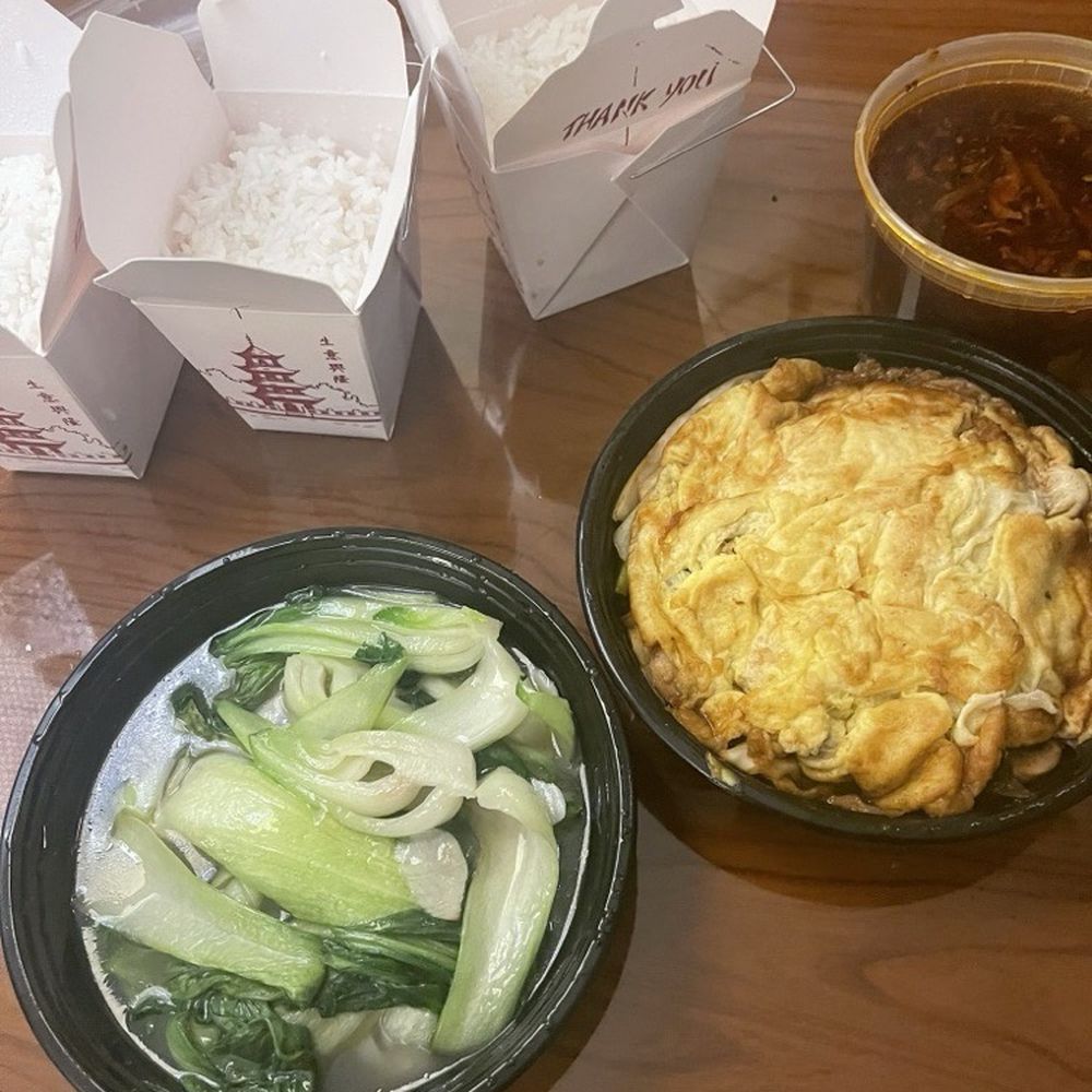 TNR Cafe - Garlic Stir Fried Bok Choy and Moo Shu Chicken - Chinese Near Me - Arlington, Virginia TNR Cafe - Garlic Stir Fried Bok Choy and Moo Shu Chicken - Chinese Near Me - Arlington, Virginia