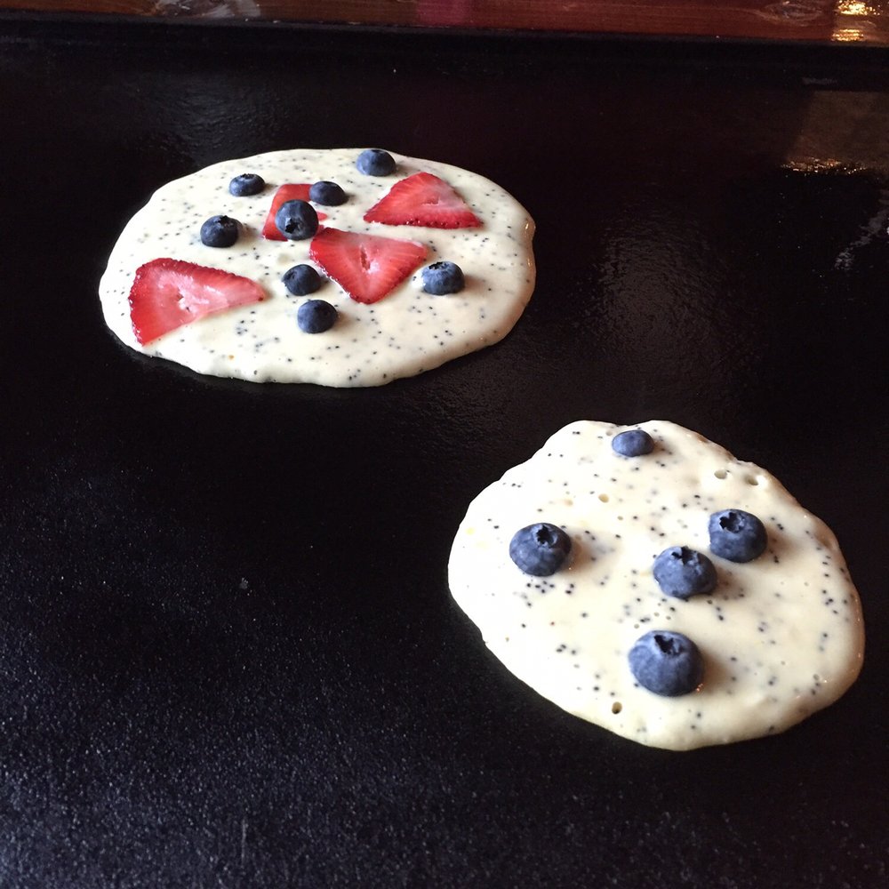 Backwater - Poppyseed pancakes - Breakfast & Brunch Near Me - Melbourne, Florida
