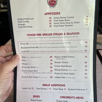 Fireside Dining - Seafood Near Me - Ardmore, Oklahoma