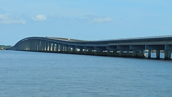 CHOWAN RIVER BRIDGE - Updated December 2024 - US-17, Merry Hill, North