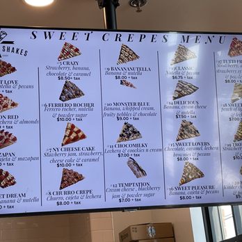 Crepes and Shakes LA - Crepe menu - Ice Cream & Frozen Yogurt Near Me - Glendora, California Crepes and Shakes LA - Crepe menu - Ice Cream & Frozen Yogurt Near Me - Glendora, California