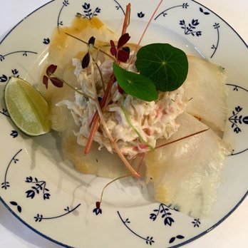 Restaurant Schønnemann - King Neptune's Favorit: Smoked halibut topped with crab salad - Open Sandwiches Near Me - Copenhagen, 84 Restaurant Schønnemann - King Neptune's Favorit: Smoked halibut topped with crab salad - Open Sandwiches Near Me - Copenhagen, 84
