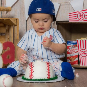Bake My Day - Baseball Smash Cake - Custom Cakes Near Me - Long Beach, California Bake My Day - Baseball Smash Cake - Custom Cakes Near Me - Long Beach, California