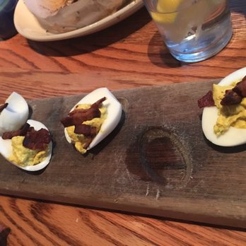 Whiskey Cake Kitchen & Bar - Devil eggs had way too much mustard. Nothing like the previous visit - New American Near Me - Katy, Texas Whiskey Cake Kitchen & Bar - Devil eggs had way too much mustard. Nothing like the previous visit - New American Near Me - Katy, Texas