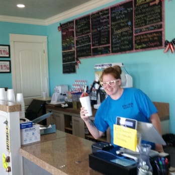 Rita's & Cream - Happy hostess-Christine! Sweet gal! - Shaved Ice Near Me - Bolivar Peninsula, Texas Rita's & Cream - Happy hostess-Christine! Sweet gal! - Shaved Ice Near Me - Bolivar Peninsula, Texas
