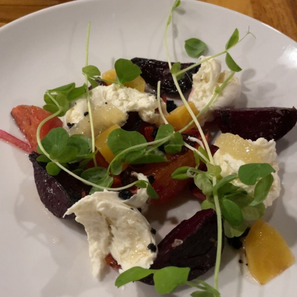 Farmers Grain Kitchen + Cellar - Beet and burrata - New American Near Me - Edmond, Oklahoma Farmers Grain Kitchen + Cellar - Beet and burrata - New American Near Me - Edmond, Oklahoma