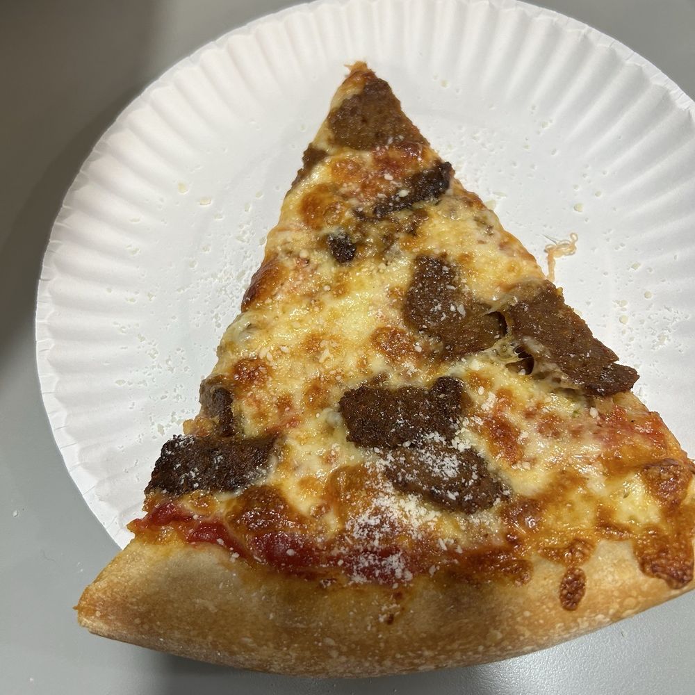 Trattoria Pizza - Meatball pizza slice - Pizza Near Me - Littlestown, Pennsylvania Trattoria Pizza - Meatball pizza slice - Pizza Near Me - Littlestown, Pennsylvania