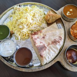 Indeblue Modern Indian - Brunch Thali. IG:@HungryChaus