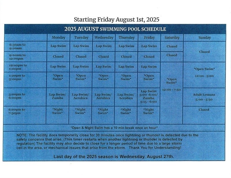 Reedsburg Municipal Pool Logo