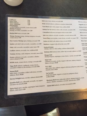 Menu photo 7 Maki Toki Austin, TX
