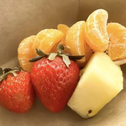 Fresh colorful snacks while you drive.