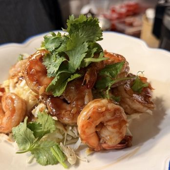 Sunset With Me by Bangkok Palace - Garlic black pepper shrimp - Thai Near Me - Los Angeles, California