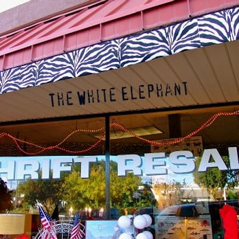 White Elephant Resale Store - White Elephant storefront - Antiques Near Me - Ocala, Florida