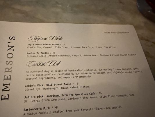 Menu photo 6 Emerson's Pittsburgh, PA