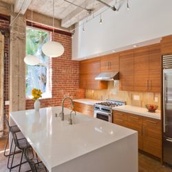 Regen Kitchen Design, by AlterECO - Bamboo kitchen industrial makeover view #2