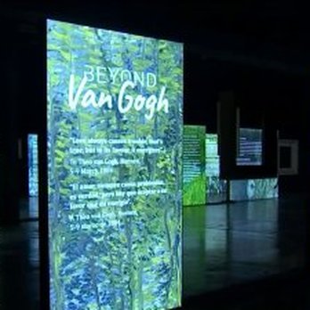Monster Displays - Monster Backlit banners at work at the popular Beyond Van Gogh art exhibit. Top quality graphic printing at its best! - Graphic Design Near Me - Miami, Florida Monster Displays - Monster Backlit banners at work at the popular Beyond Van Gogh art exhibit. Top quality graphic printing at its best! - Graphic Design Near Me - Miami, Florida
