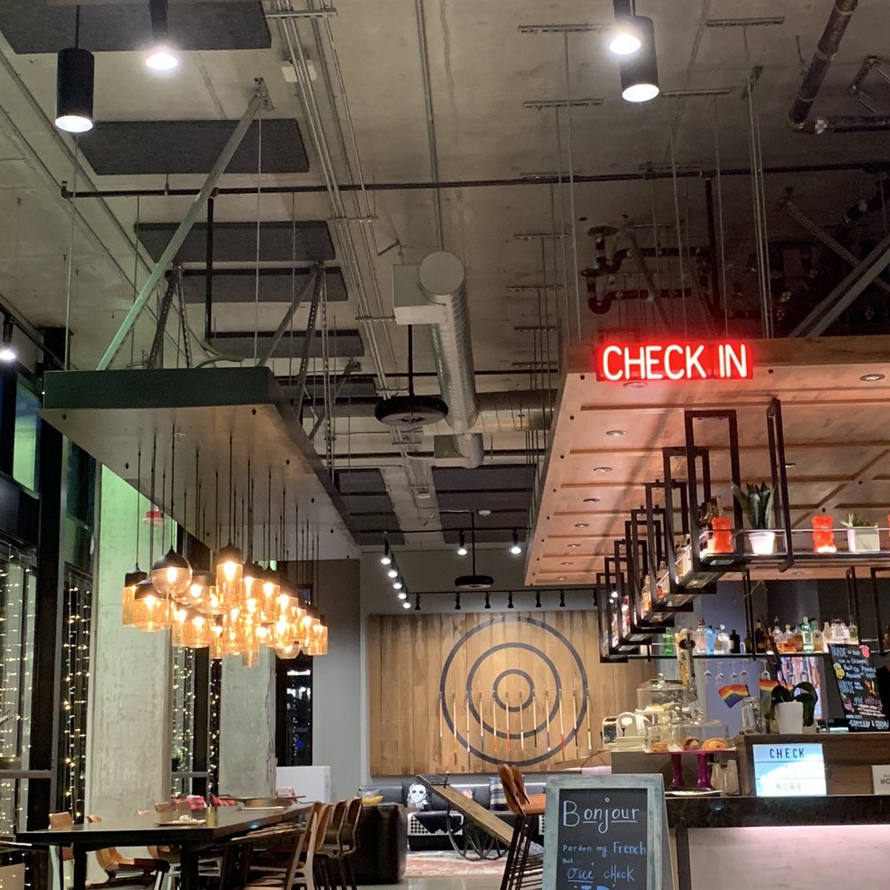 Moxy Seattle Downtown - lobby - Hotels Near Me - Seattle, Washington