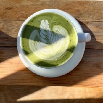 Neighbor's Corner - Black sesame matcha latte - Coffee & Tea Near Me - San Francisco, California Neighbor's Corner - Black sesame matcha latte - Coffee & Tea Near Me - San Francisco, California