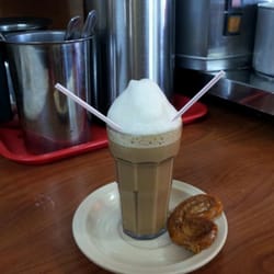 Cafe Espana - Cortadito . Una de las cosas mas ricas de este lugar
