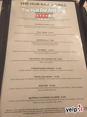 Menu photo 2 The Hub Bar And Grill Charlotte, NC Menu photo 2 The Hub Bar And Grill Charlotte, NC