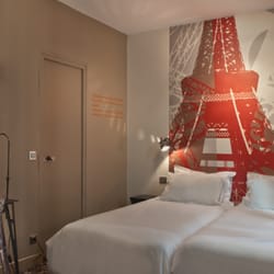 Hôtel Alpha - Hotel Alpha Paris Tour Eiffel in Boulogne-Billancourt chambre