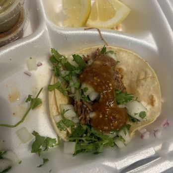 Burger Blvd - Pork taco with red sauce - Burgers Near Me - Redlands, California